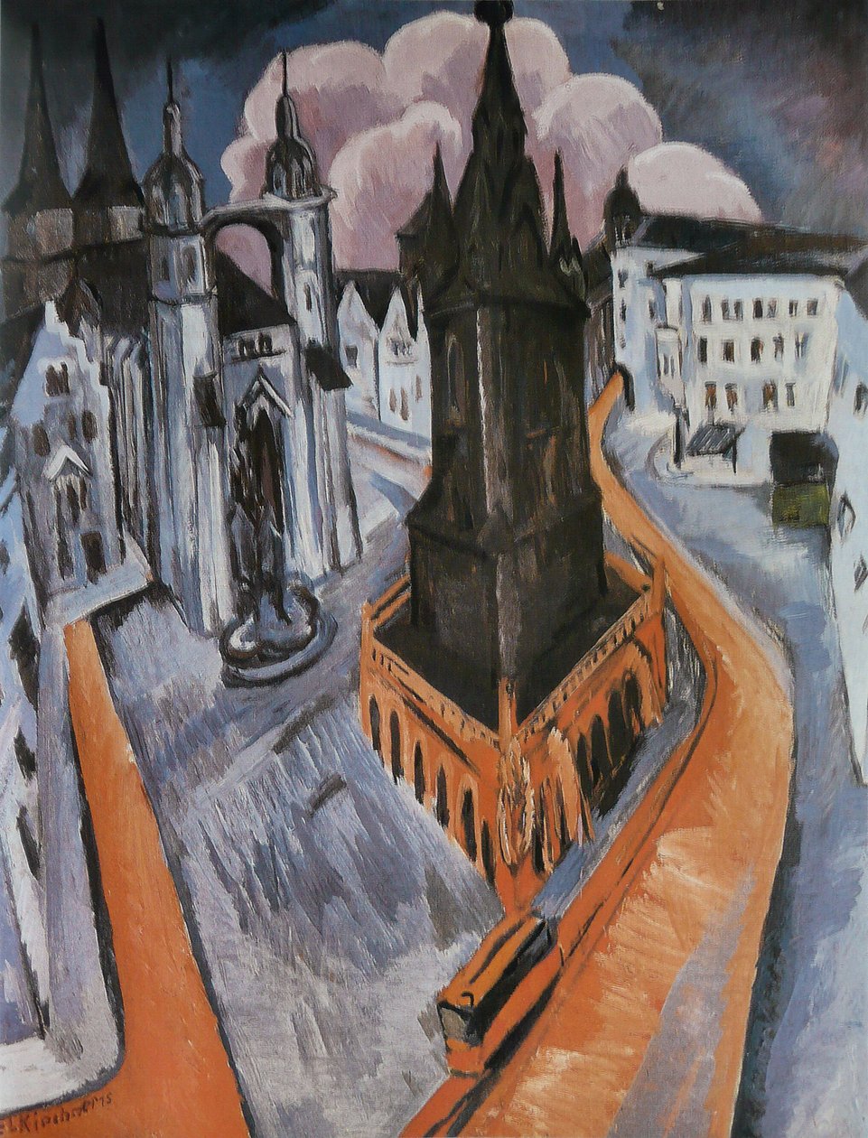 Kızıl Kule by Ernst Ludwig Kirchner