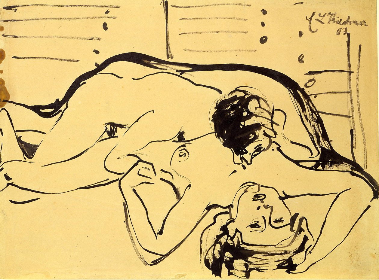 aşıklar by Ernst Ludwig Kirchner