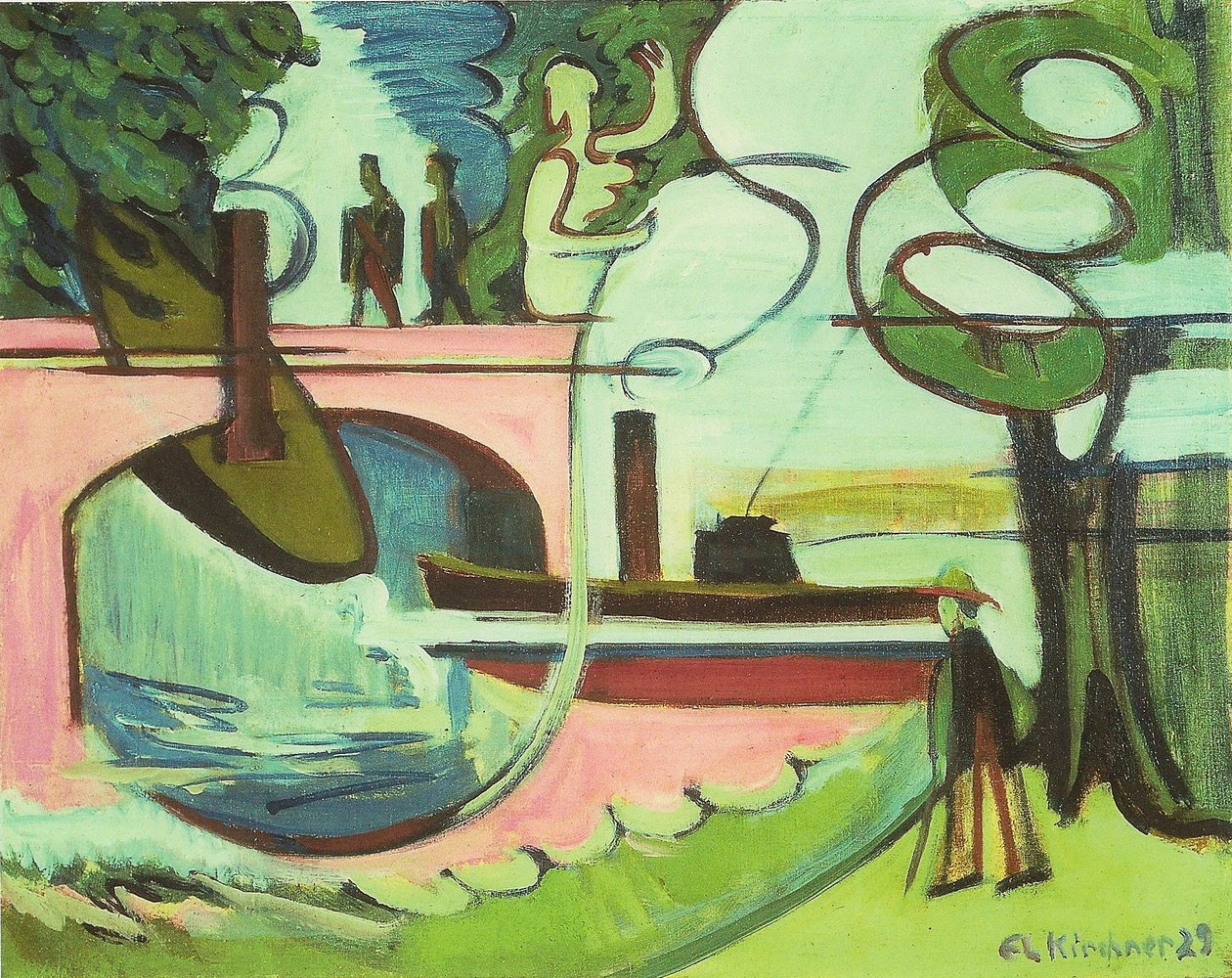 Sabah Lützow-Ufer by Ernst Ludwig Kirchner