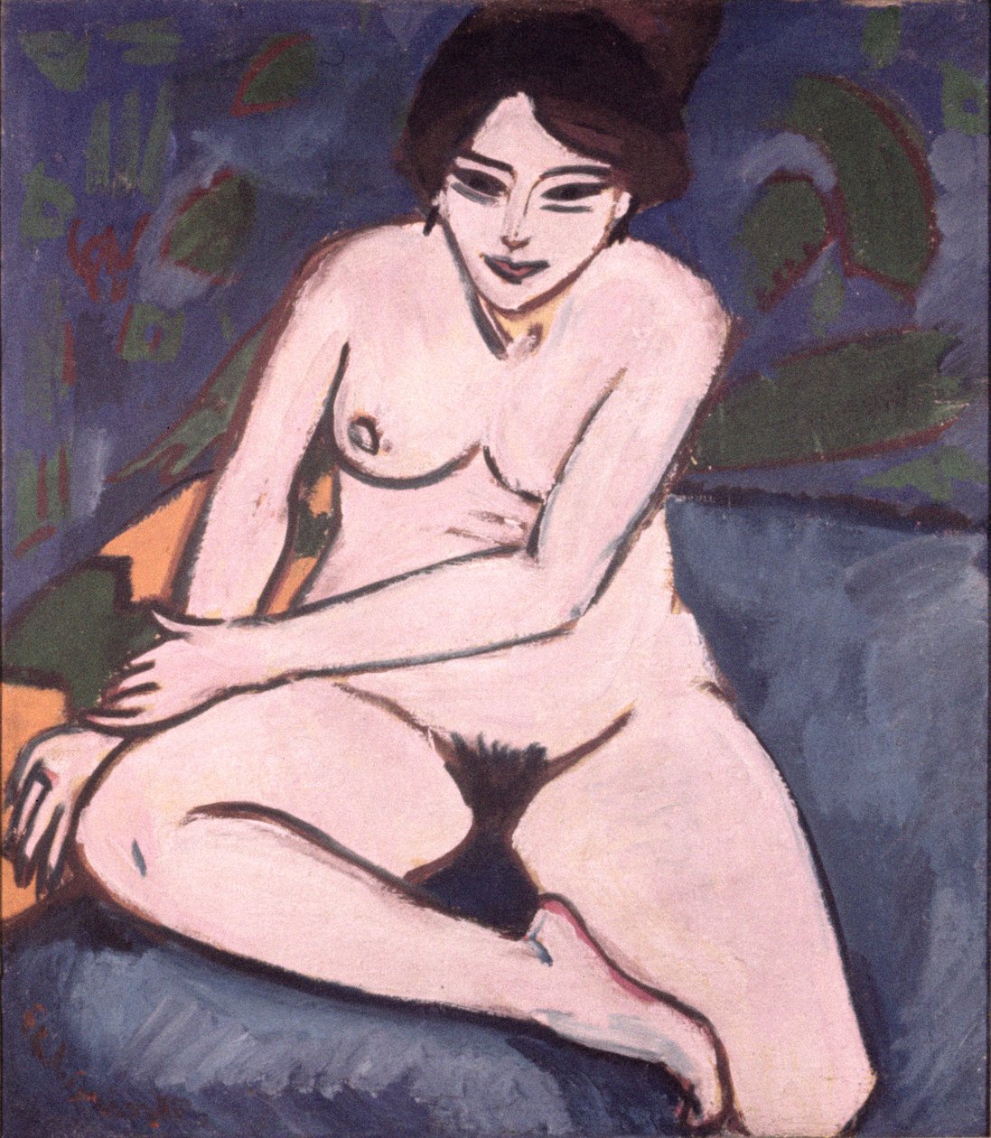 Mavi Zeminde Model, 1906 by Ernst Ludwig Kirchner