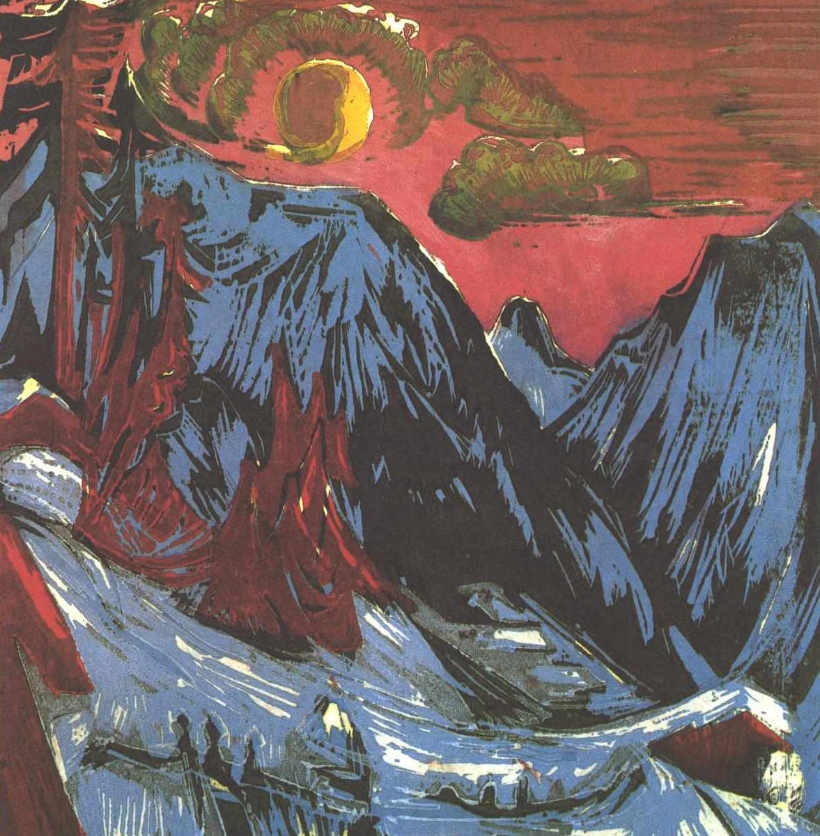 ağız gecesi by Ernst Ludwig Kirchner