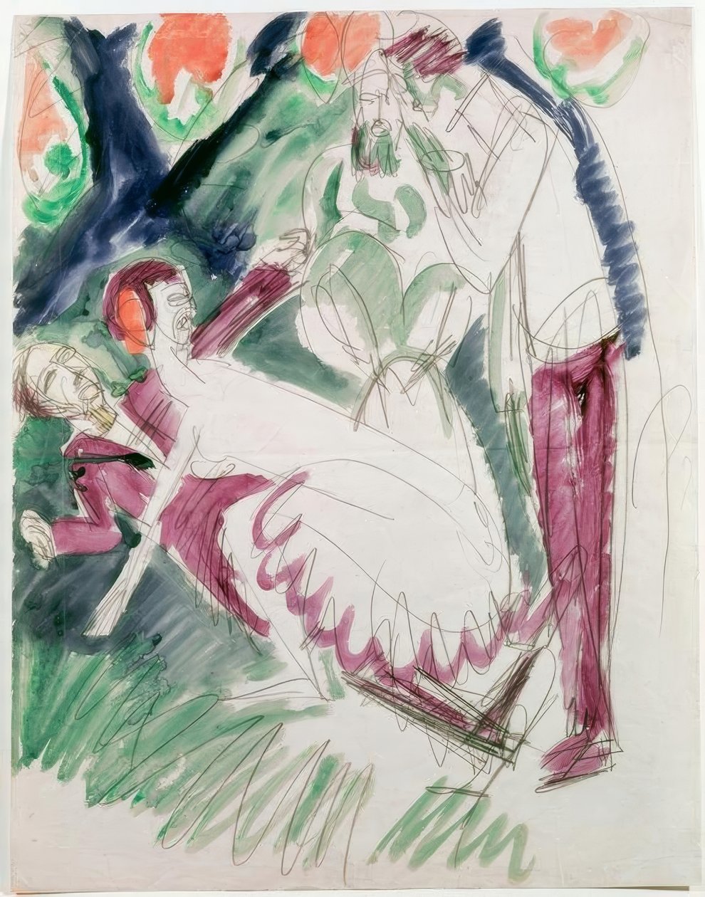 Pandomim Reimann II by Ernst Ludwig Kirchner