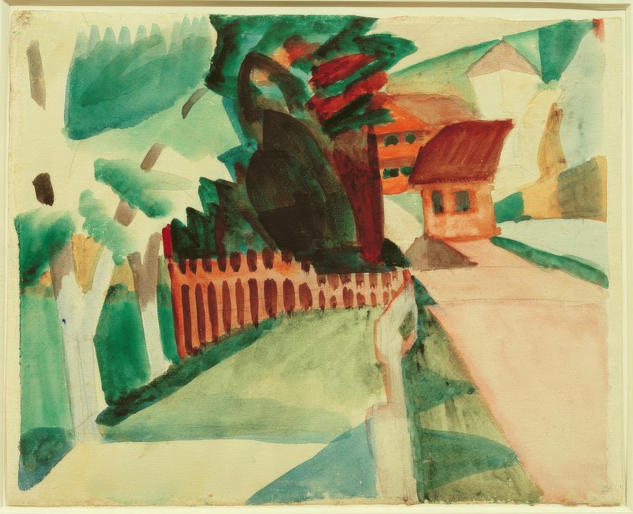 Portre Otto Mueller by Ernst Ludwig Kirchner