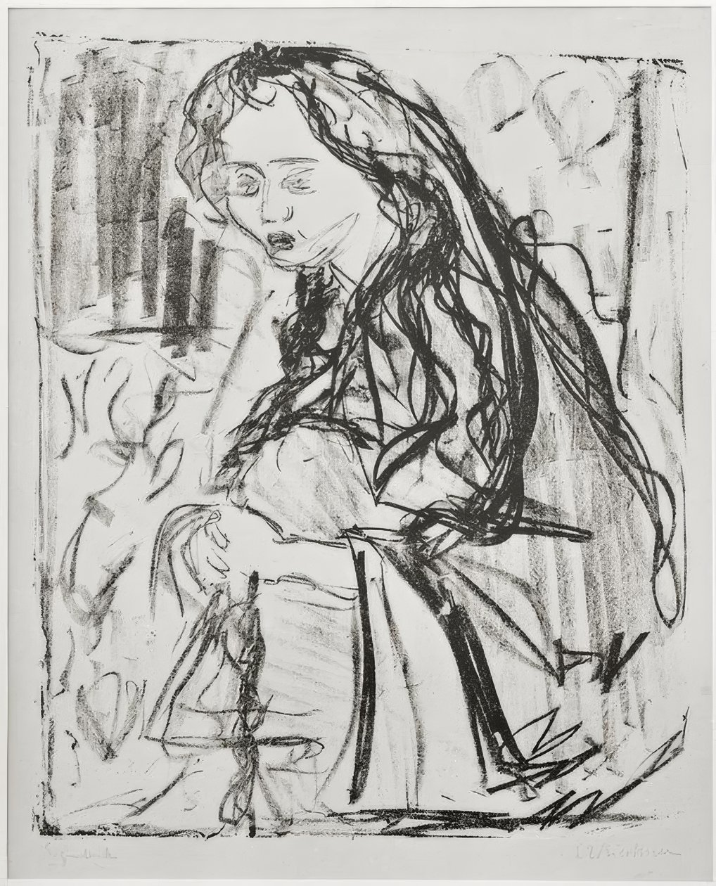 Ruth im Morphiumtraum by Ernst Ludwig Kirchner