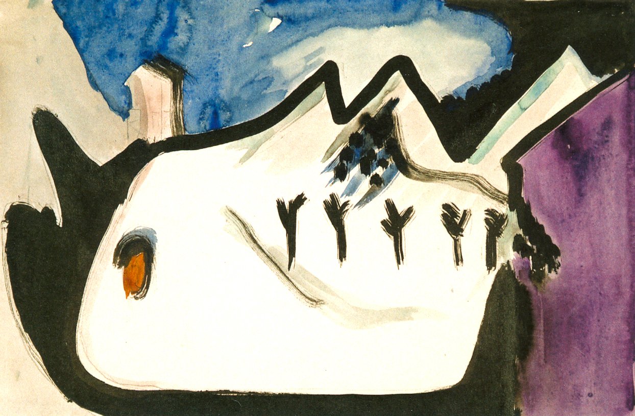 Kar manzarası by Ernst Ludwig Kirchner