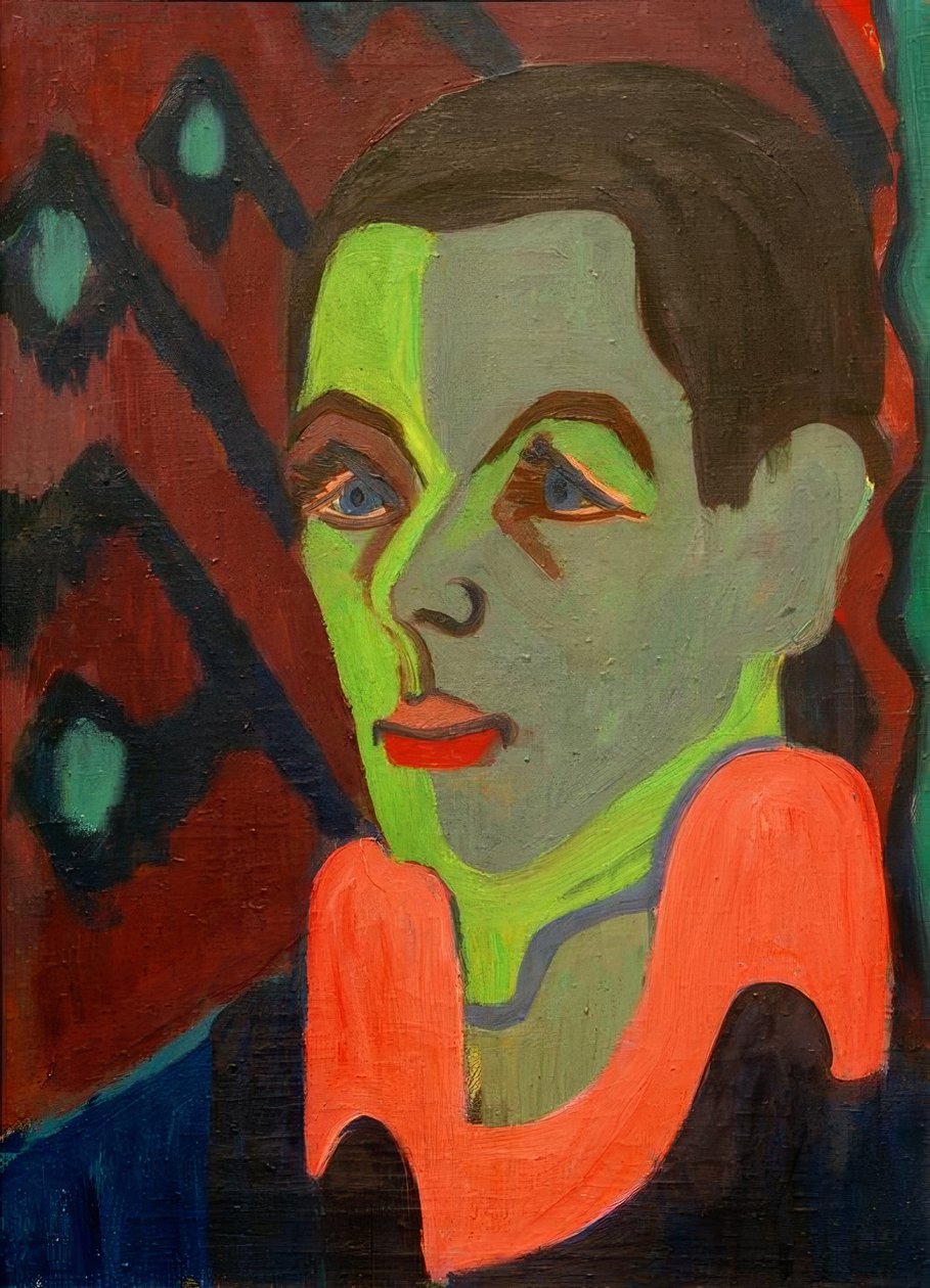 otoportre by Ernst Ludwig Kirchner