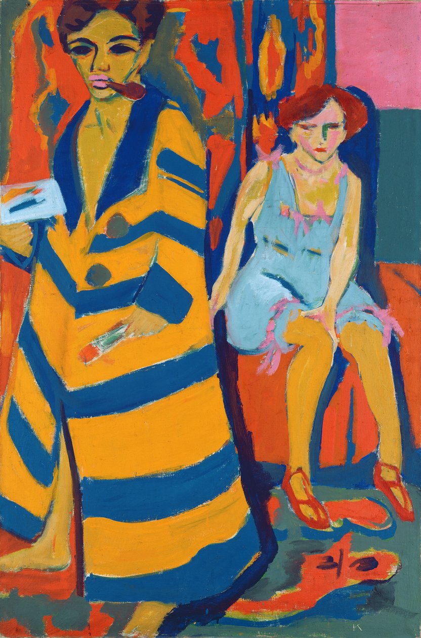 Mankenle Otoportre, 1907 by Ernst Ludwig Kirchner