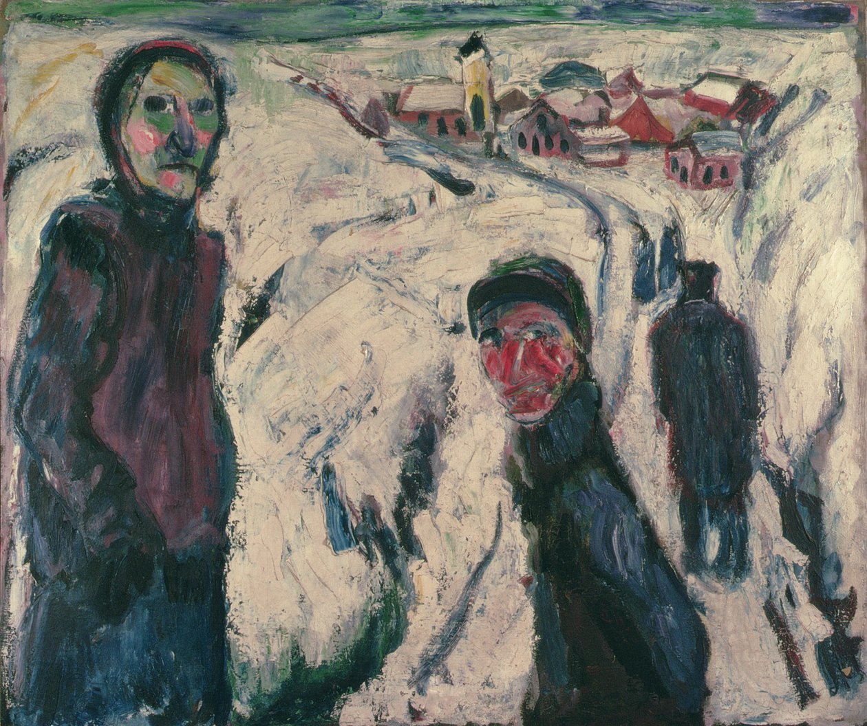 Kar Manzarası, 1923 by Ernst Ludwig Kirchner