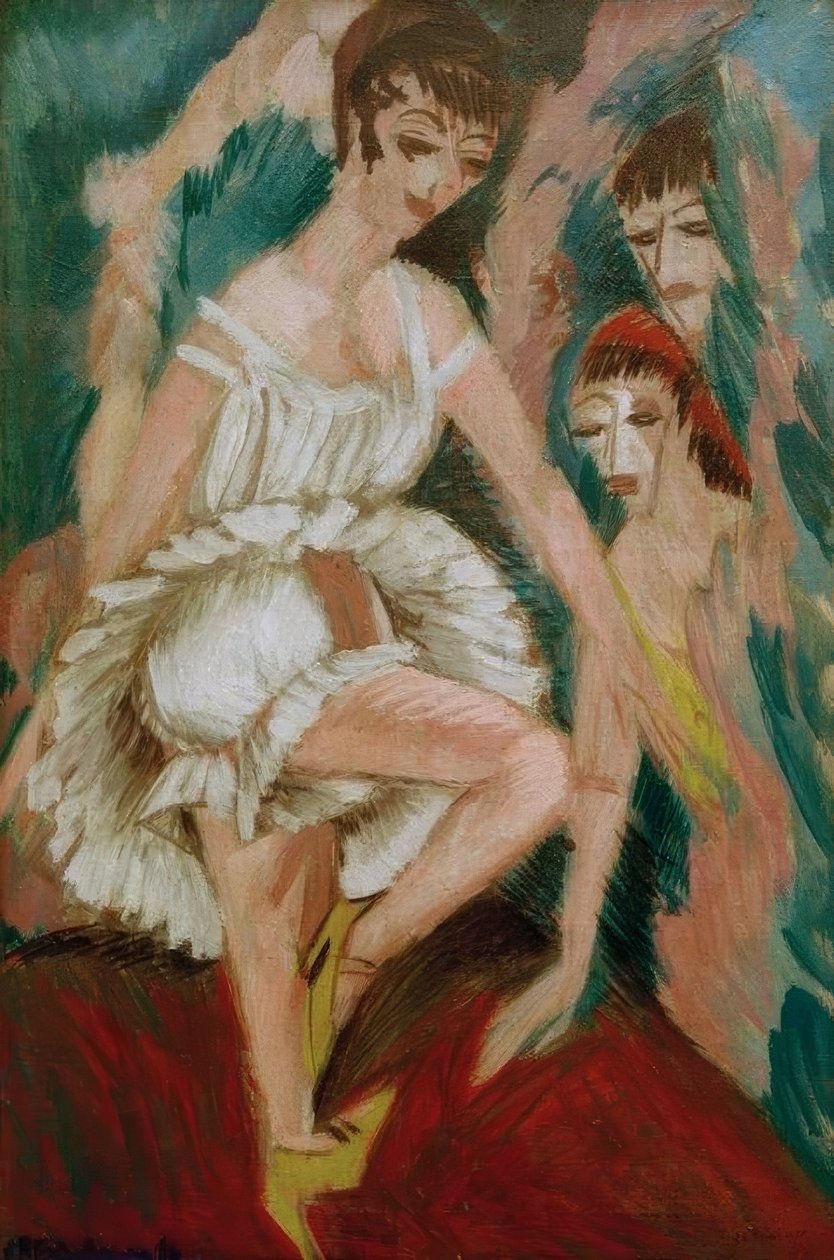 dansçı by Ernst Ludwig Kirchner
