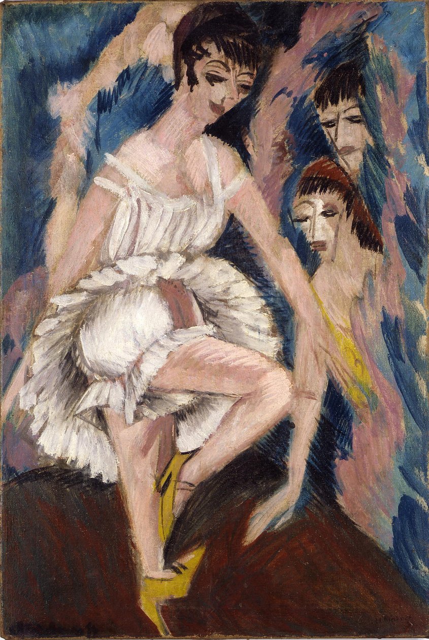 dansçı by Ernst Ludwig Kirchner
