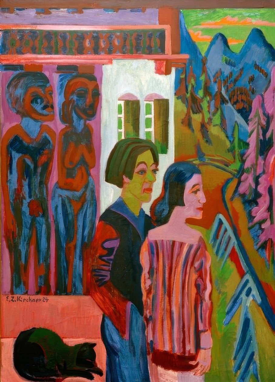 Gün doğumundan önce by Ernst Ludwig Kirchner