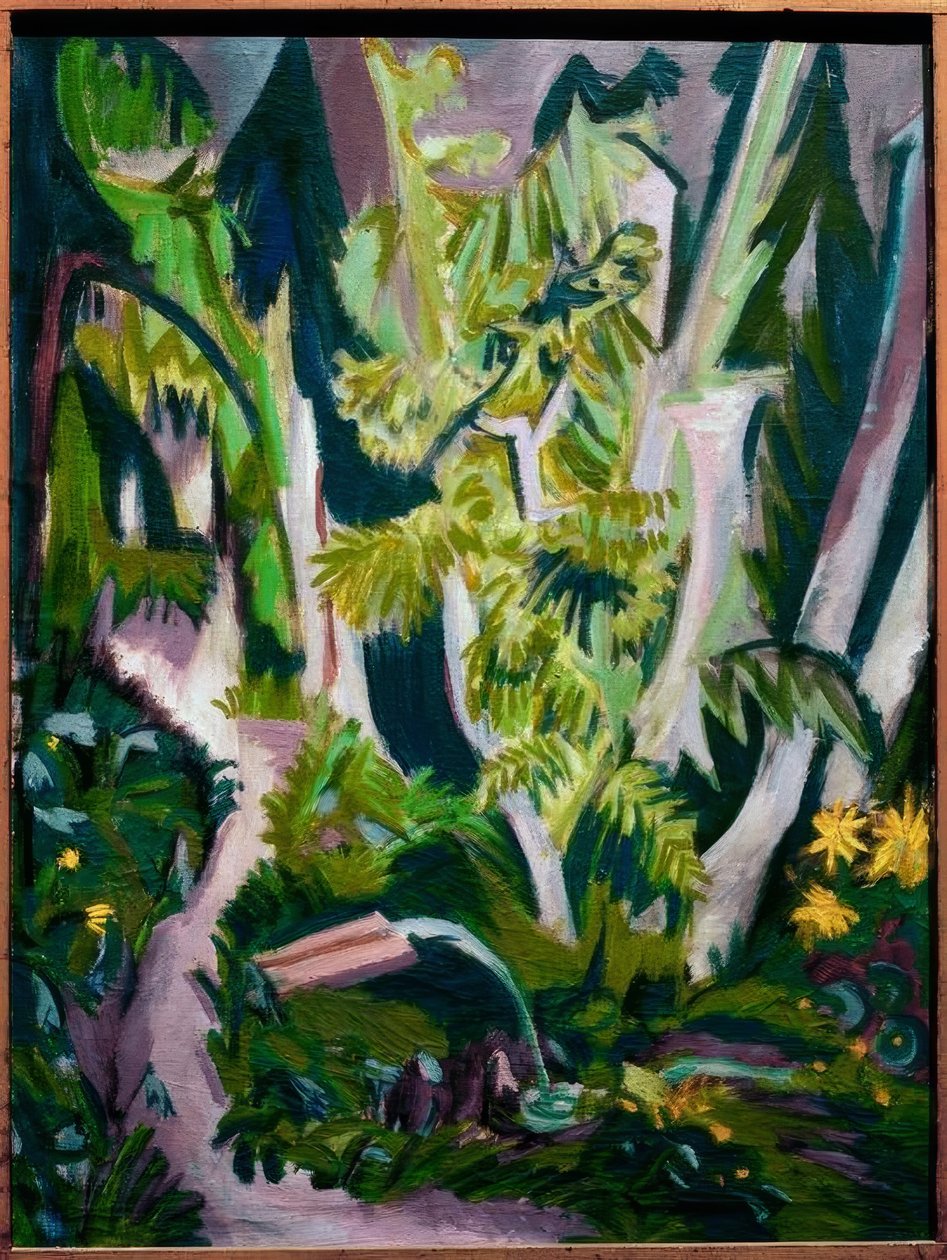 Waldinneres by Ernst Ludwig Kirchner