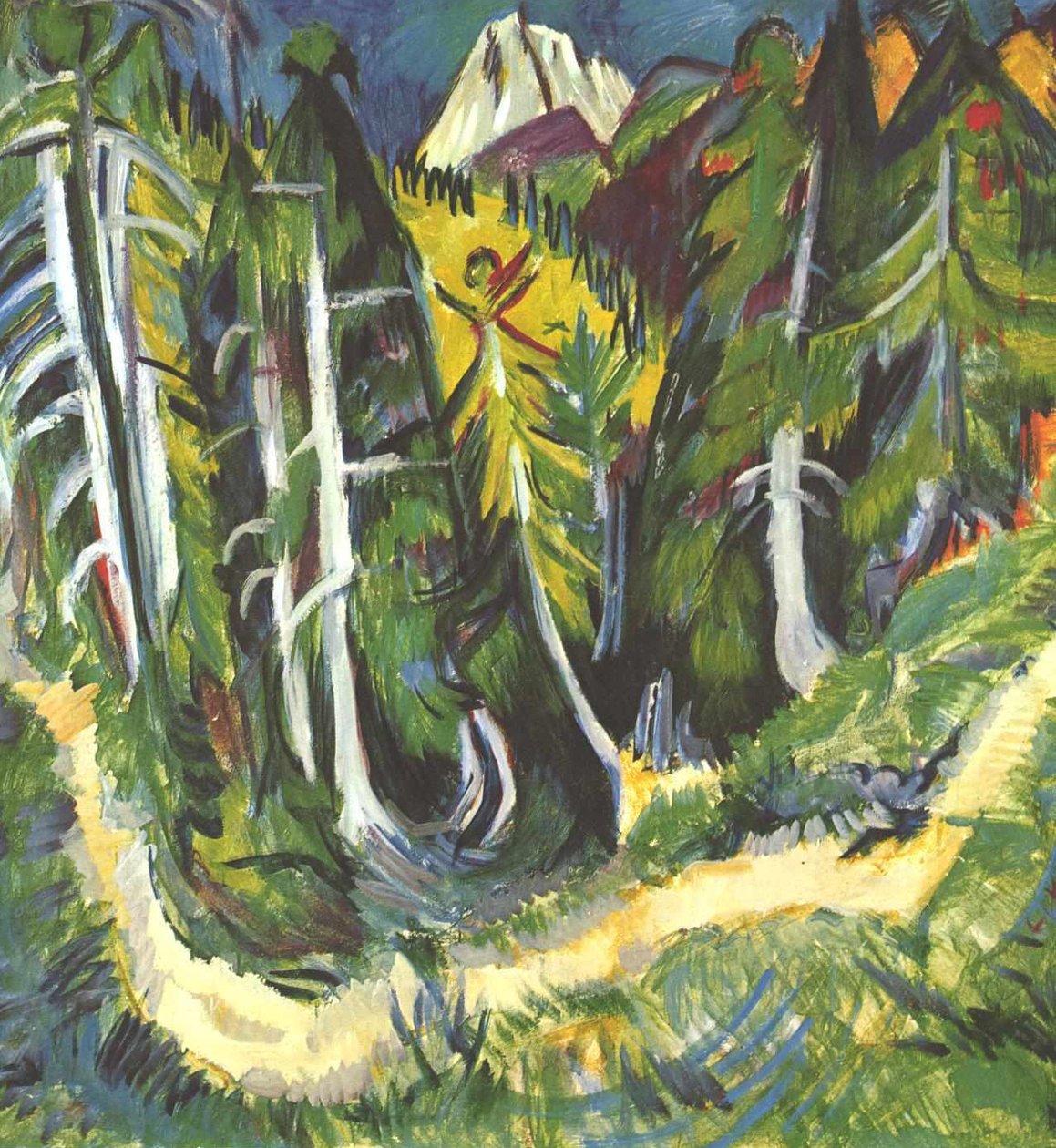 Orman kanyonu by Ernst Ludwig Kirchner