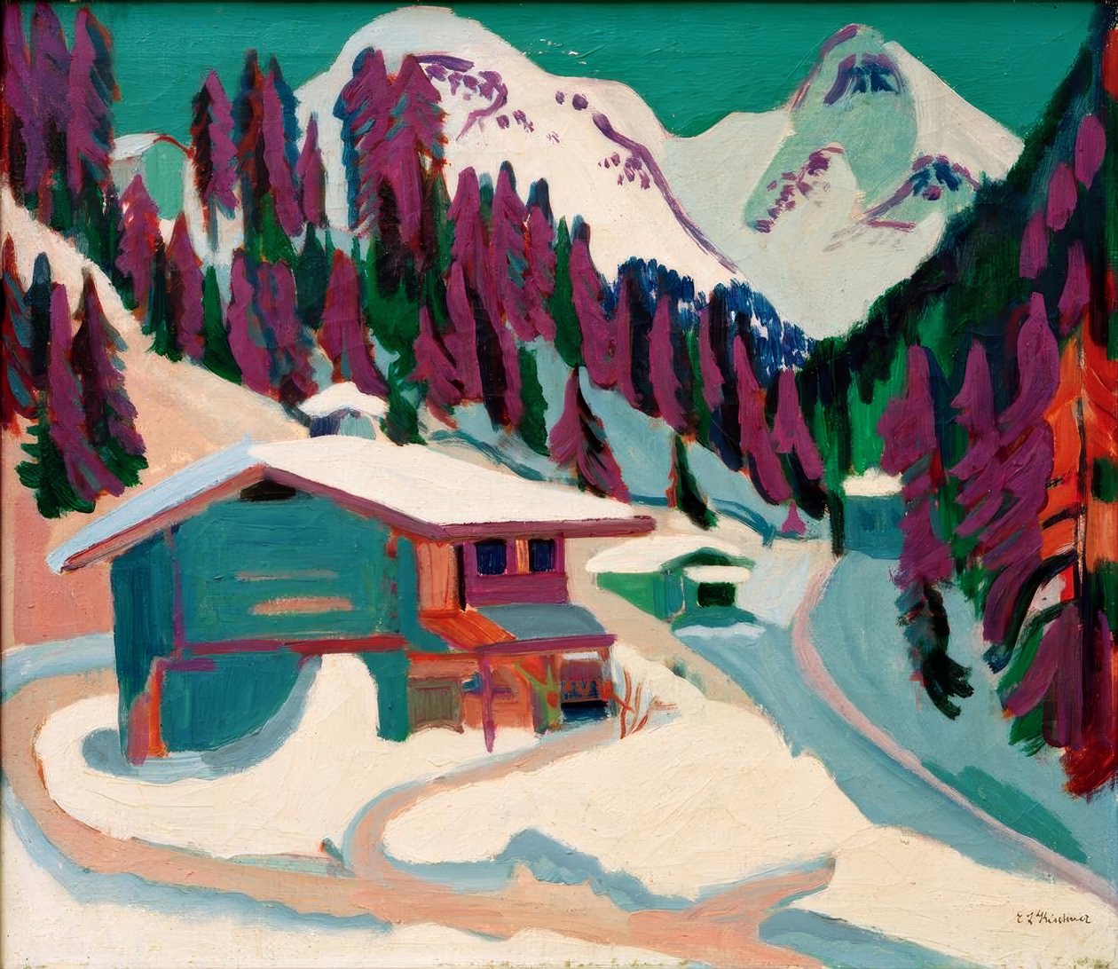 Karda vahşi zemin by Ernst Ludwig Kirchner