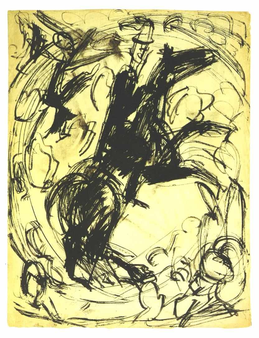 sirk binicisi by Ernst Ludwig Kirchner