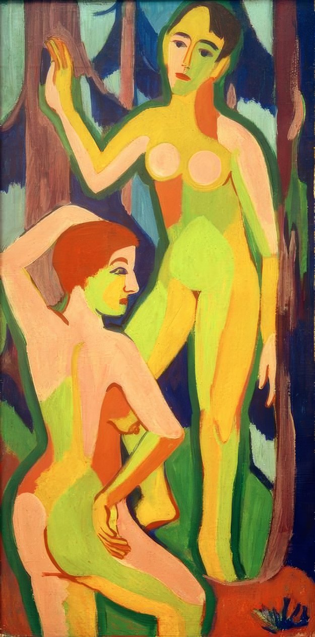 Ormanda iki nü II by Ernst Ludwig Kirchner