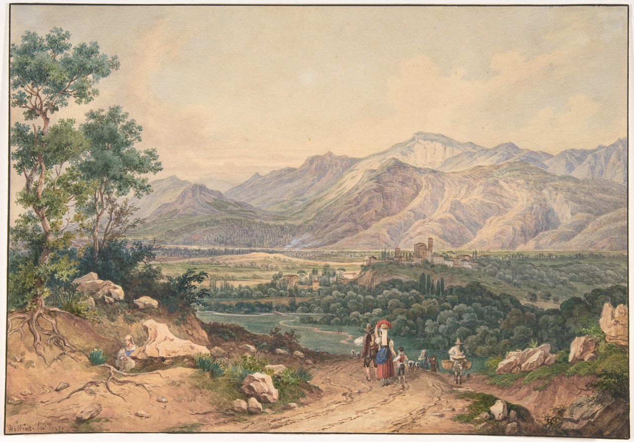 Lübnan görünümü by Ernst Welker