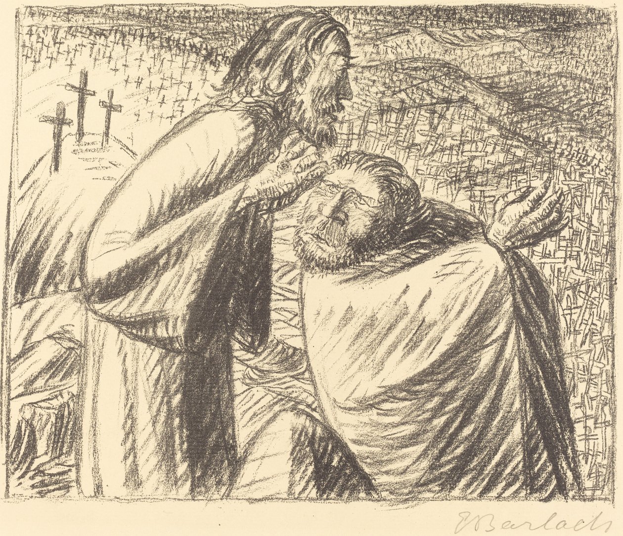 İsa doğduktan sonra 1916 yılında by Ernst Barlach