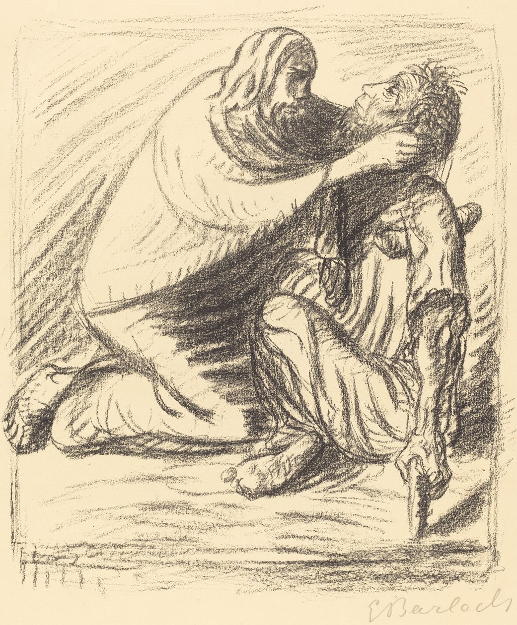 Merhametliler mübarek by Ernst Barlach