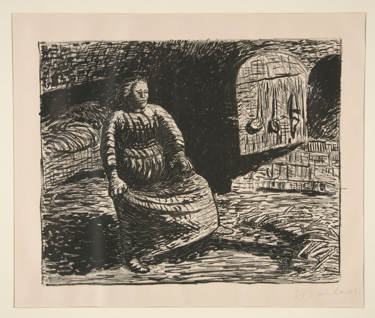 Ocaktaki Kadın by Ernst Barlach