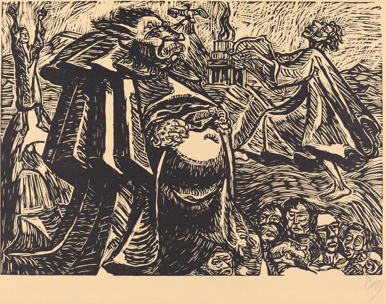 tanrı göbek by Ernst Barlach