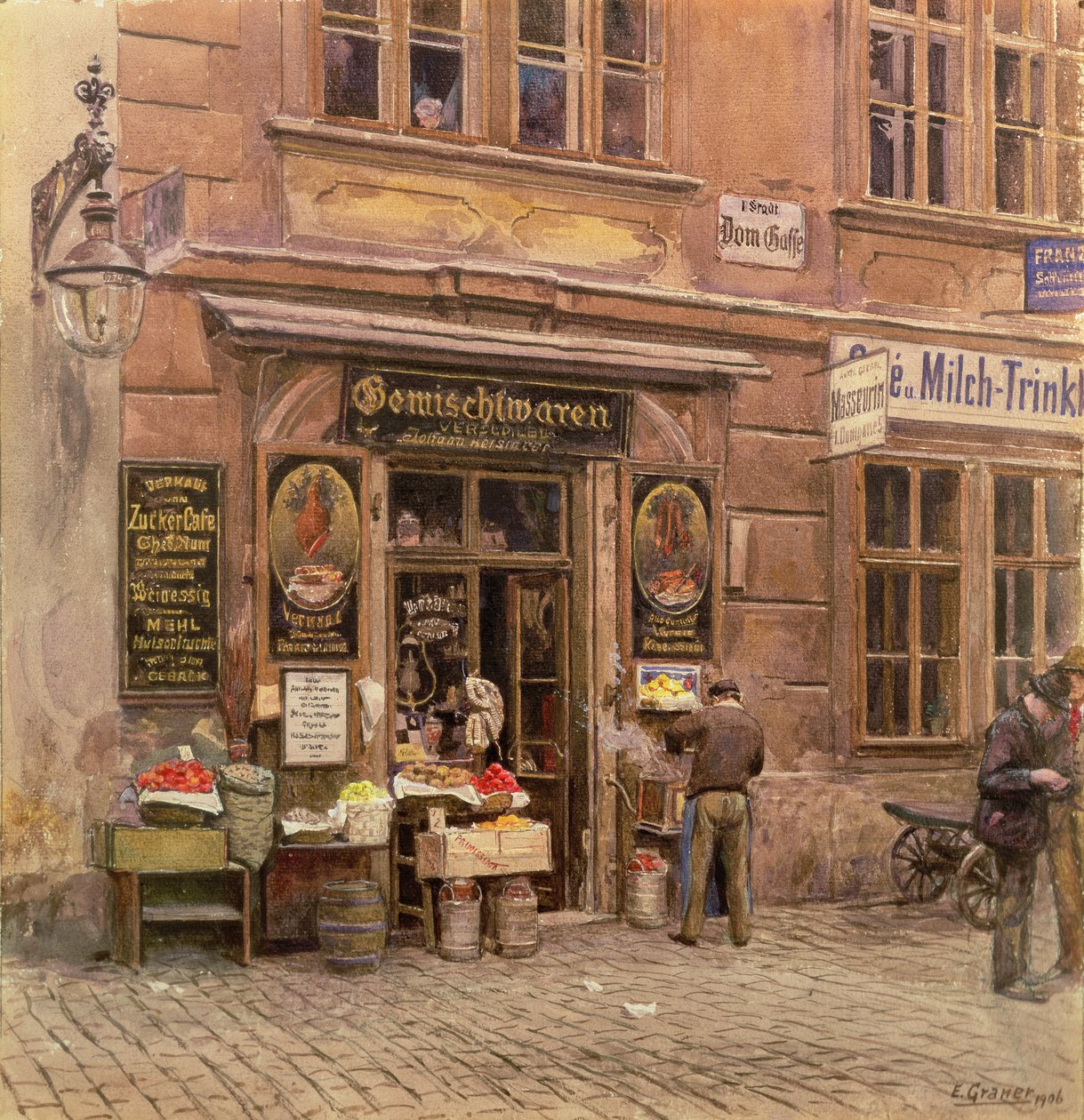 General Store, Viyana, 1906 by Ernst Graner