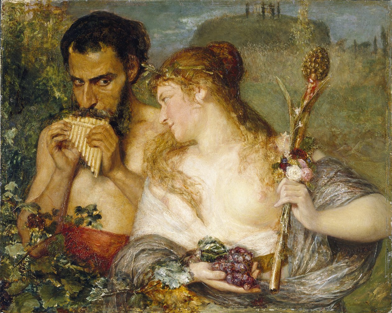 Peri ve Faun, 1878 by Ernst Josephson