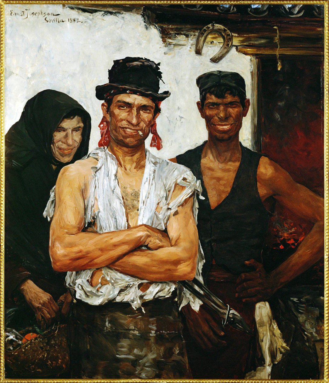 İspanyol demirciler, II by Ernst Josephson