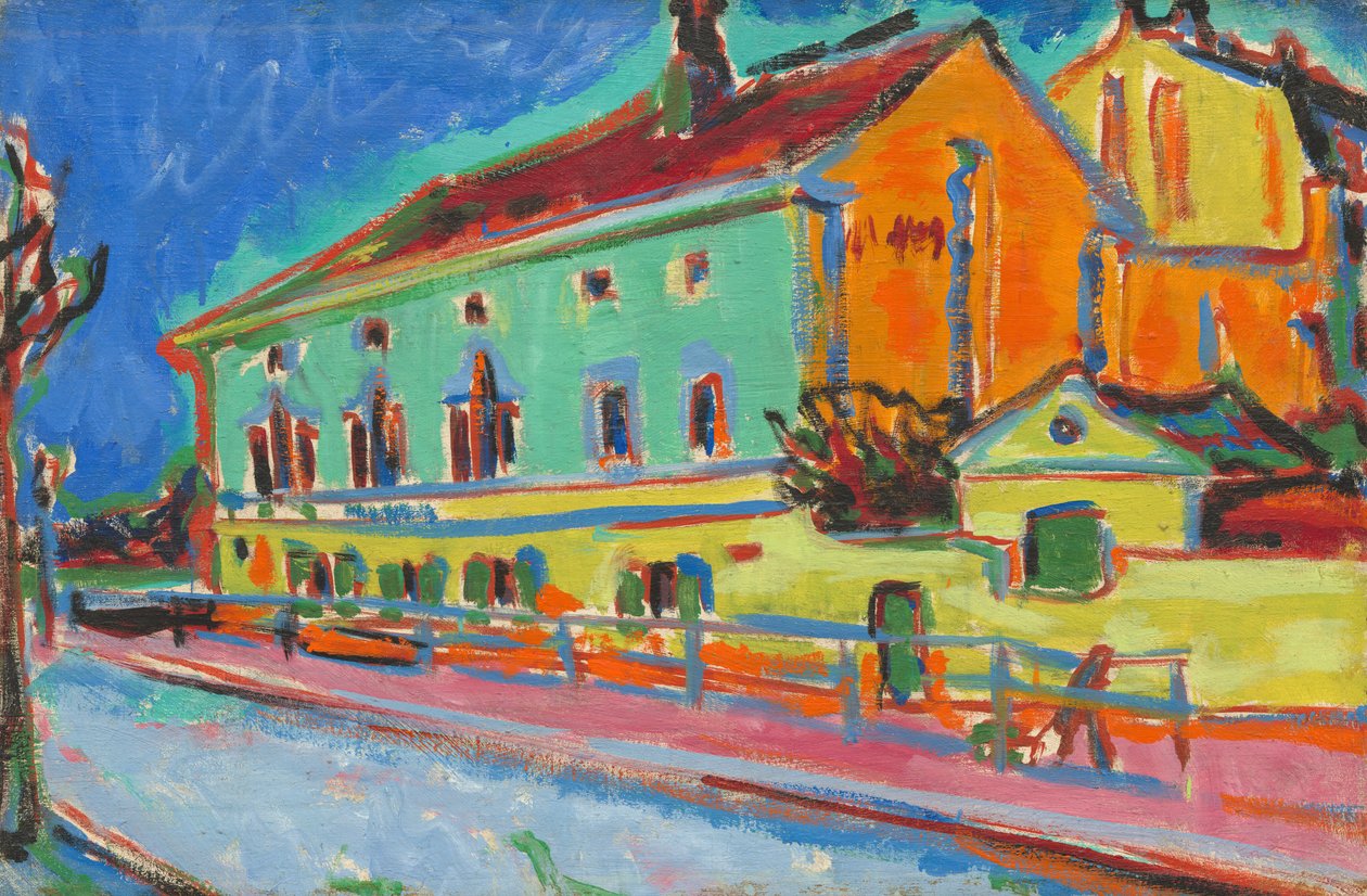Dans Salonu Bellevue [ön yüz], 19091910. by Ernst Ludwig Kirchner