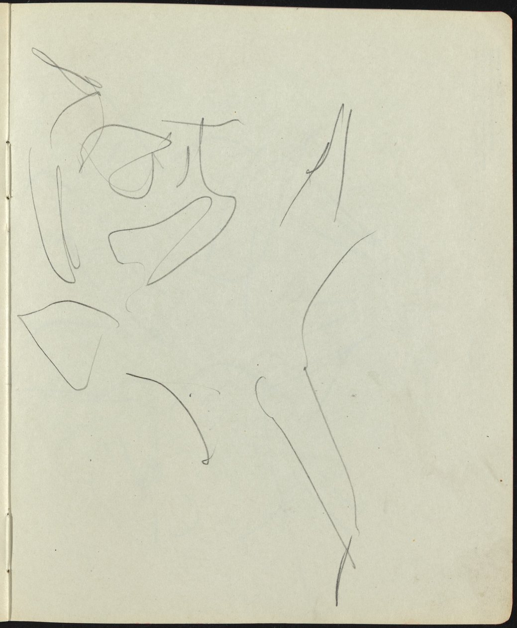 Eskiz Defterinden Dansçılar ve Göstericiler Sayfası, c. 1911. by Ernst Ludwig Kirchner