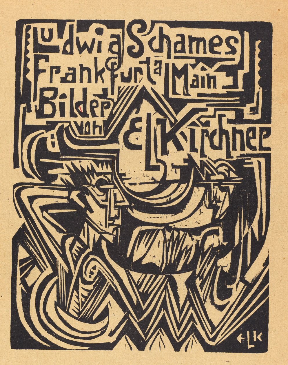 Ludwig Schames Frankfurt a Main Bilder von EL Kirchner Ludwig Schames Frankfurt..., 1919. by Ernst Ludwig Kirchner