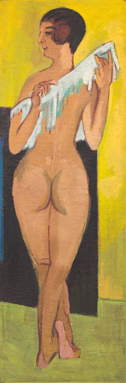Çıplak Figür [ters], 1907. by Ernst Ludwig Kirchner