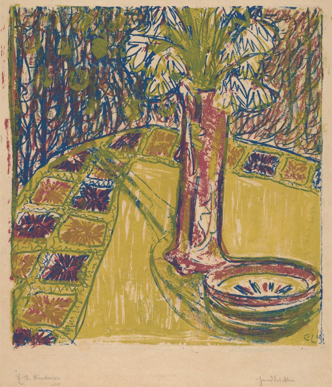 Natürmort, 1907. by Ernst Ludwig Kirchner