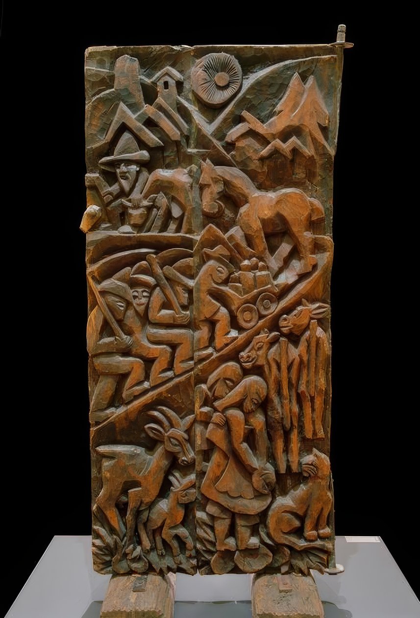Alp asansörü by Ernst Ludwig Kirchner