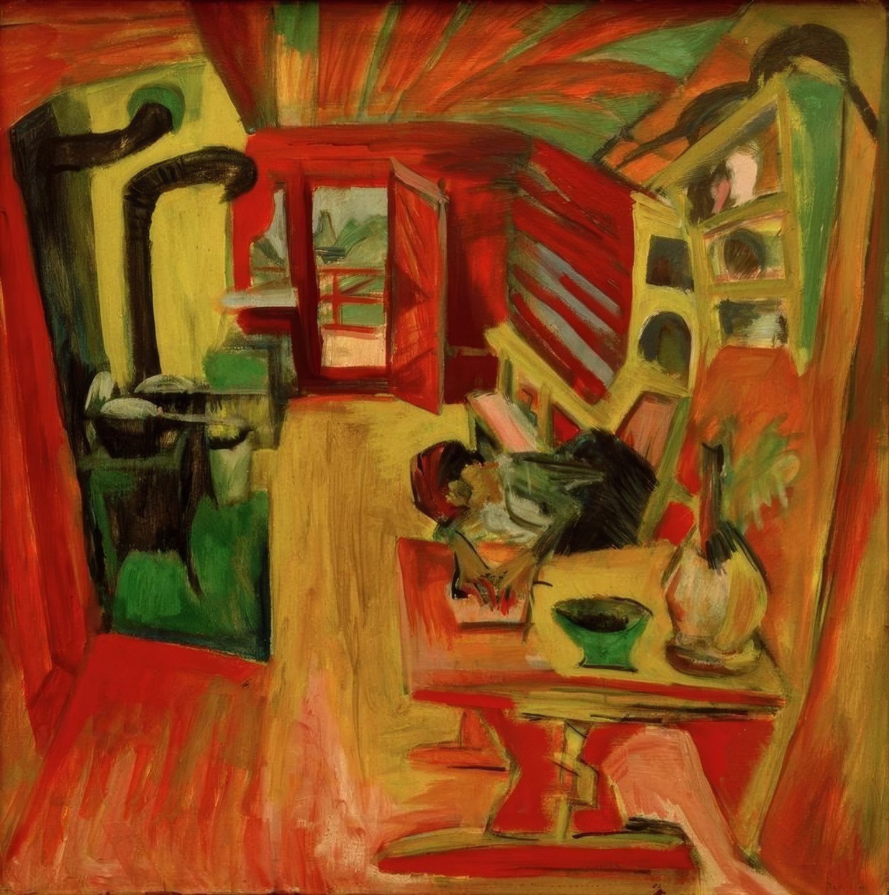 Alp mutfağı by Ernst Ludwig Kirchner