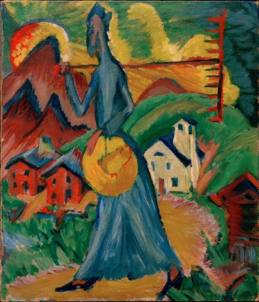 Alp yaşamı by Ernst Ludwig Kirchner