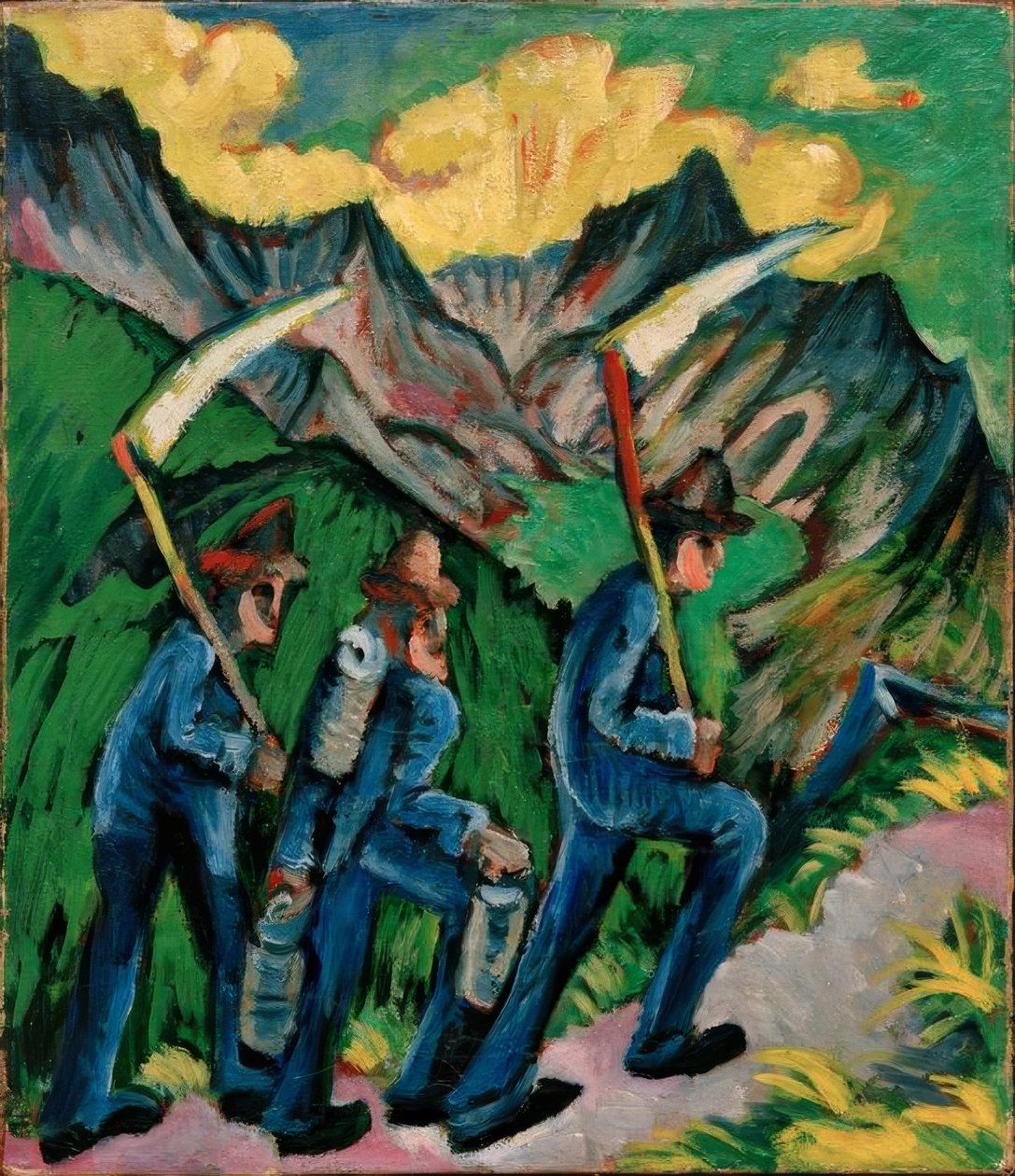 Alp yaşamı by Ernst Ludwig Kirchner