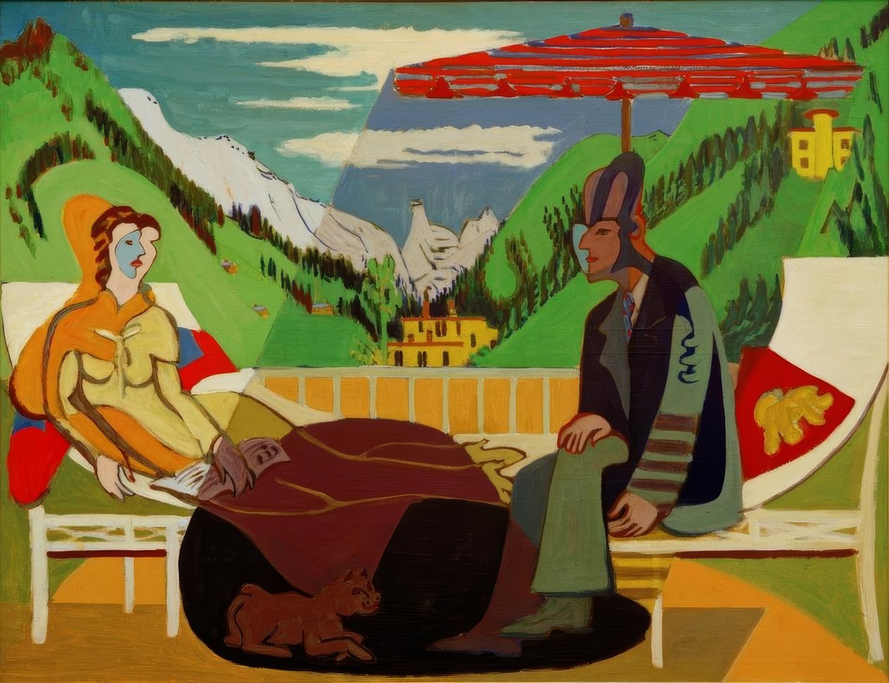 Balkon by Ernst Ludwig Kirchner