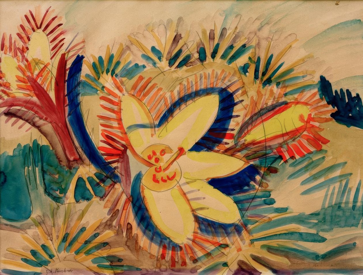 Berganemon by Ernst Ludwig Kirchner