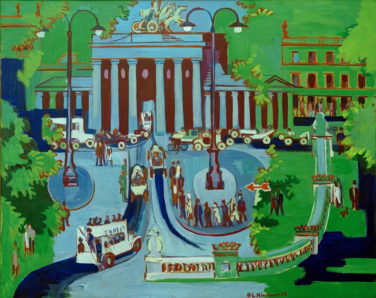 Brandenburg Kapısı, Berlin by Ernst Ludwig Kirchner