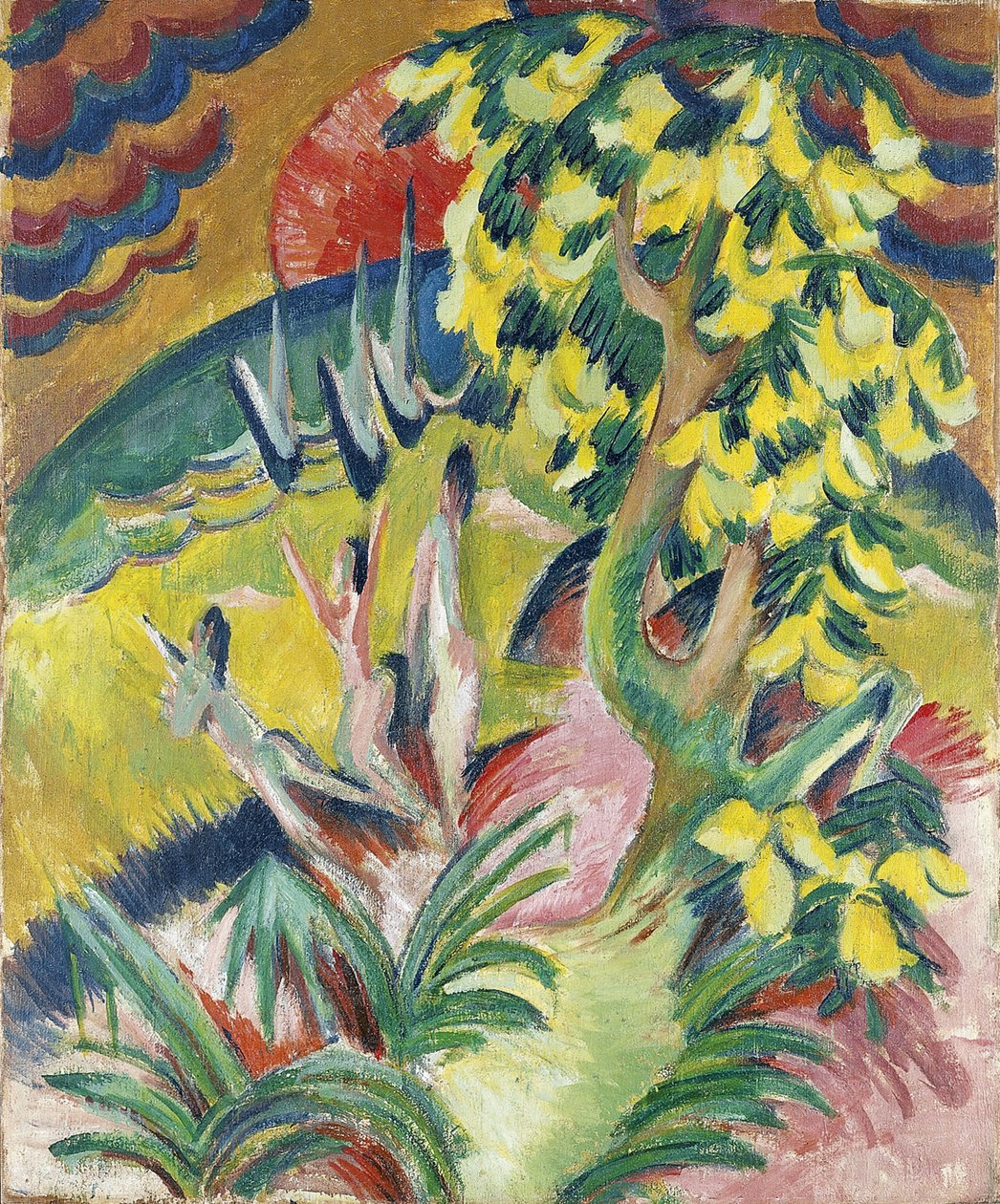 Curving Bay, c. 1914 by Ernst Ludwig Kirchner
