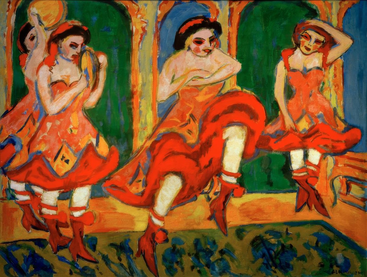 Çardastänzerinnen by Ernst Ludwig Kirchner