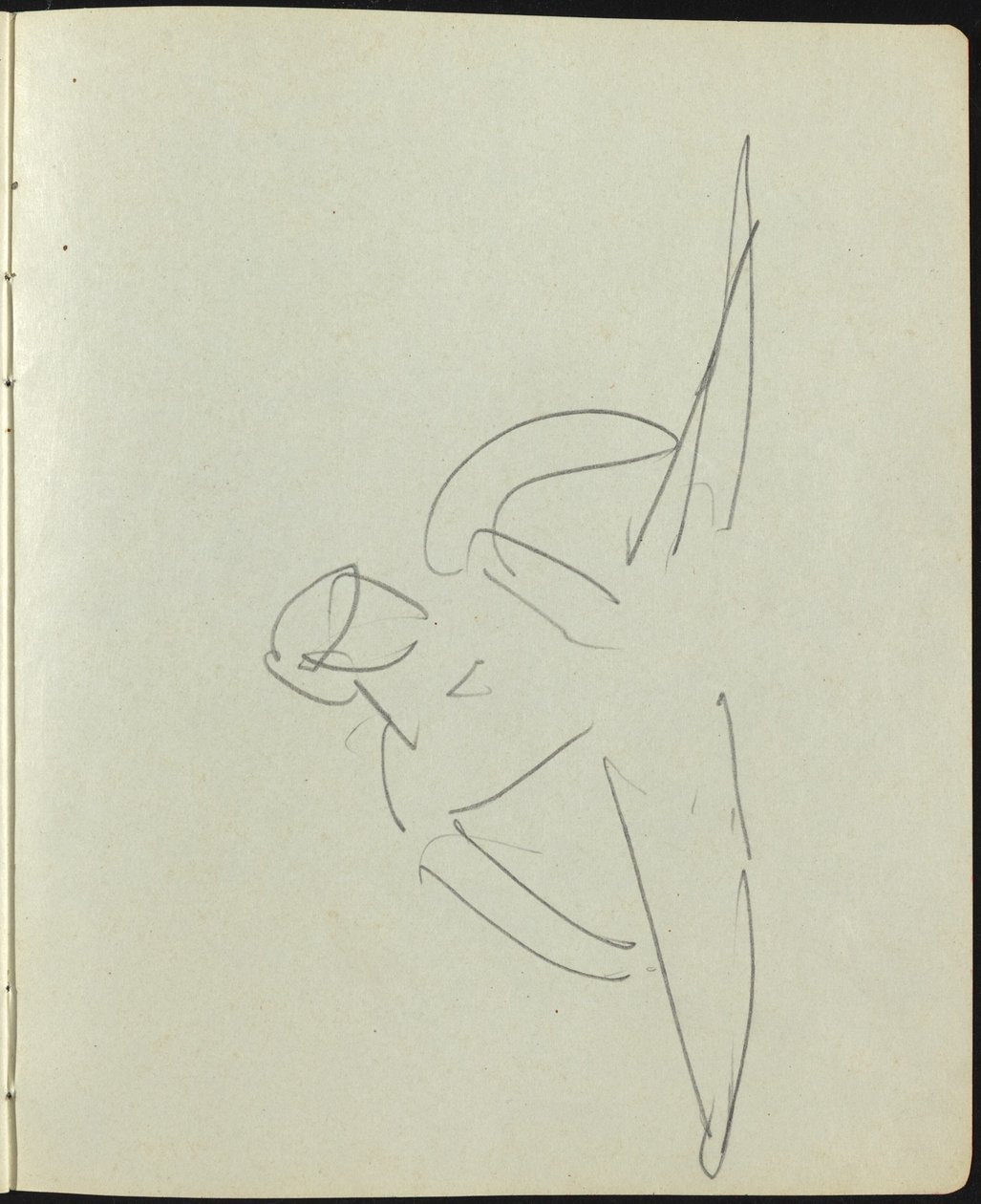 Dansçılar ve Göstericiler (Bir Eskiz Defterinden Sayfa) by Ernst Ludwig Kirchner