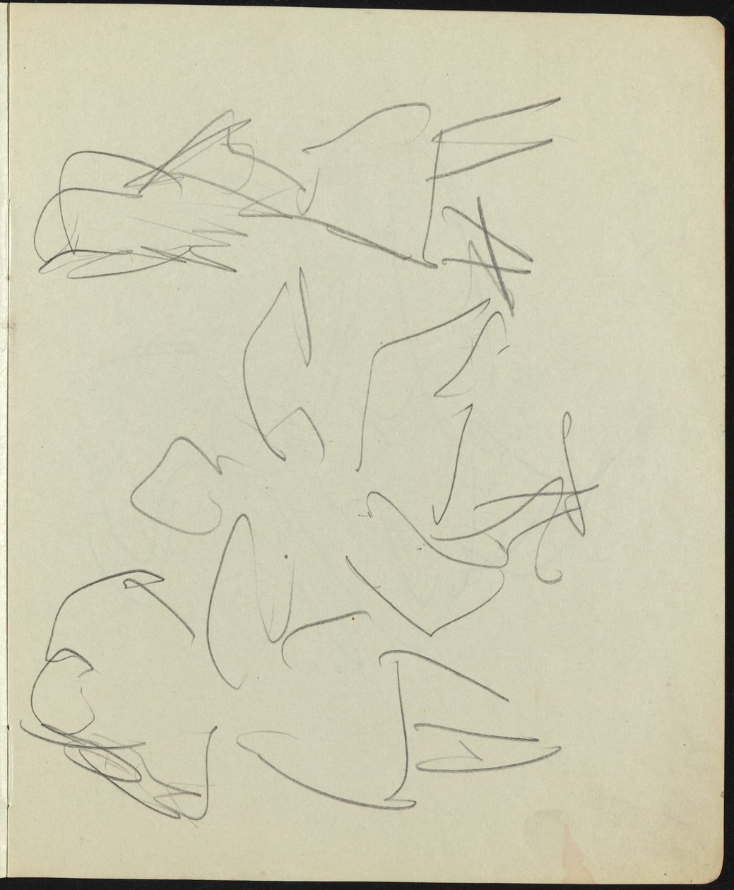 Dansçılar ve Göstericiler (Bir Eskiz Defterinden Sayfa) by Ernst Ludwig Kirchner