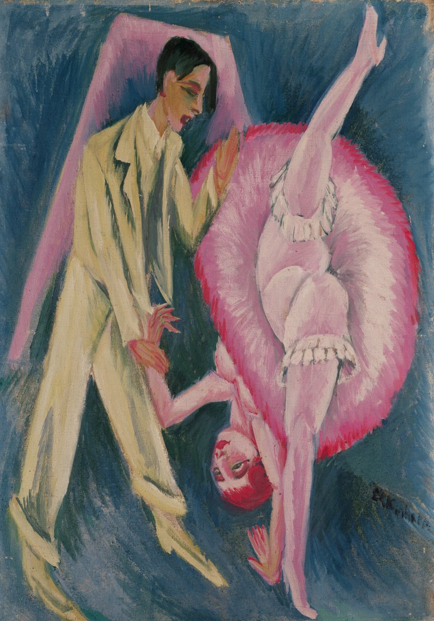 Dans Eden Çift, 1914 by Ernst Ludwig Kirchner