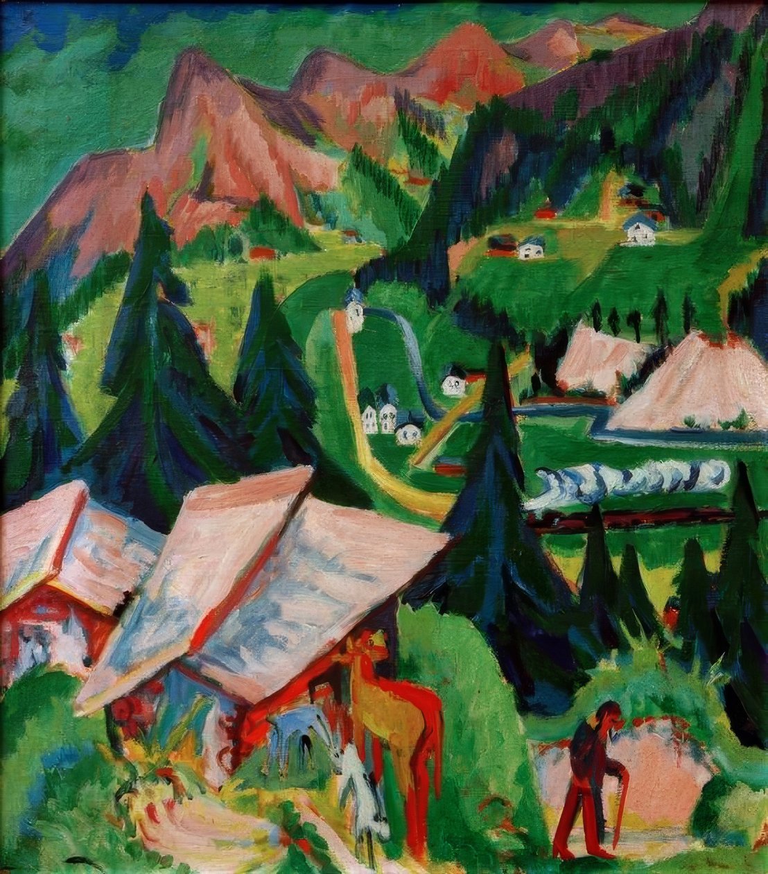 stafelden Junkerboden by Ernst Ludwig Kirchner