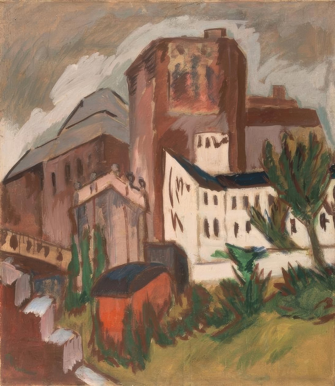şehir kulesi by Ernst Ludwig Kirchner