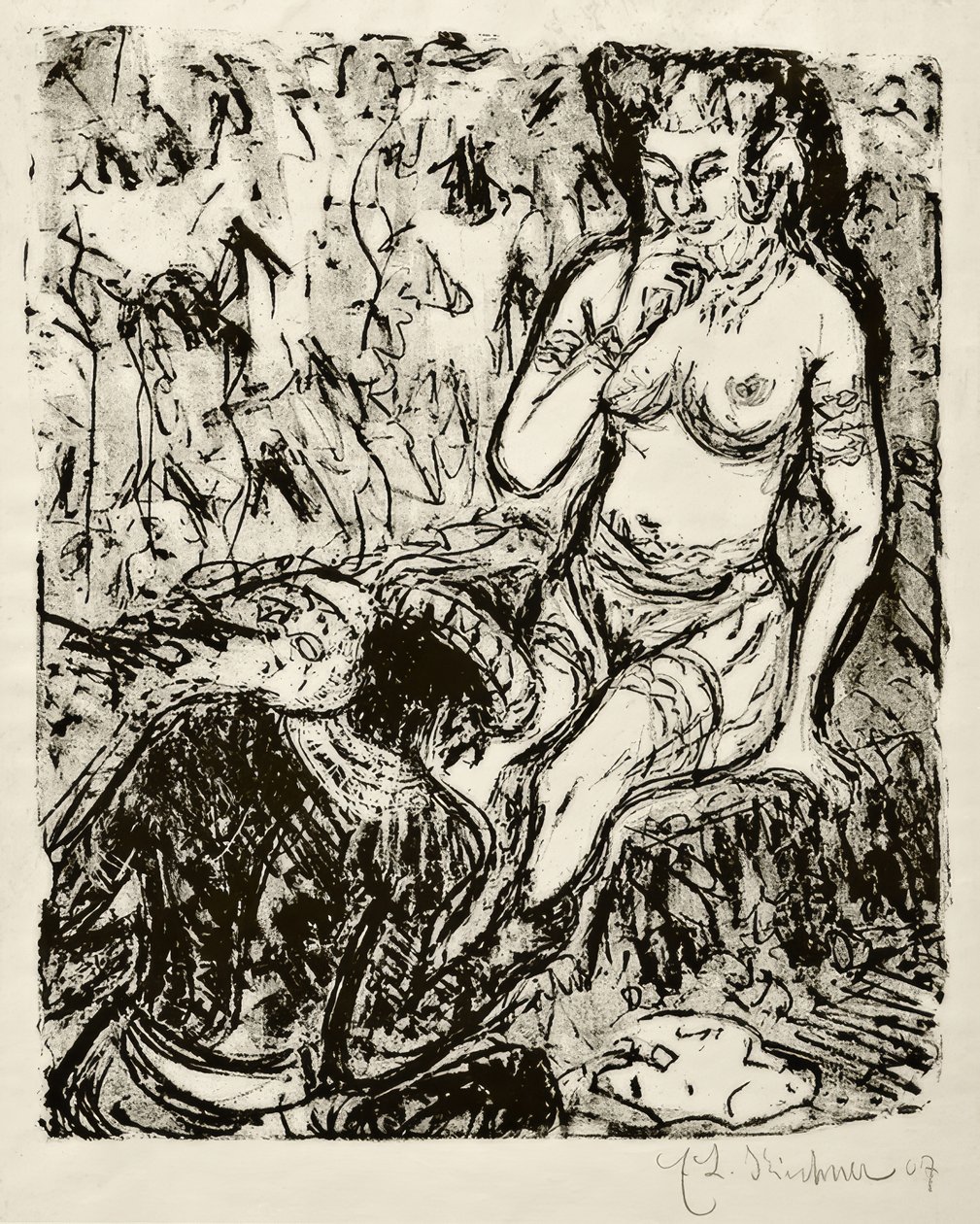 saygı by Ernst Ludwig Kirchner
