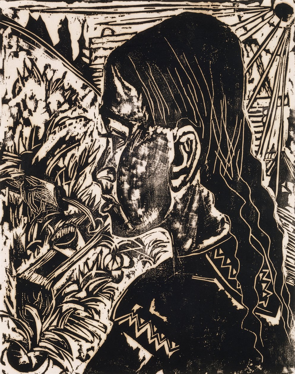Dorli, 1917 by Ernst Ludwig Kirchner