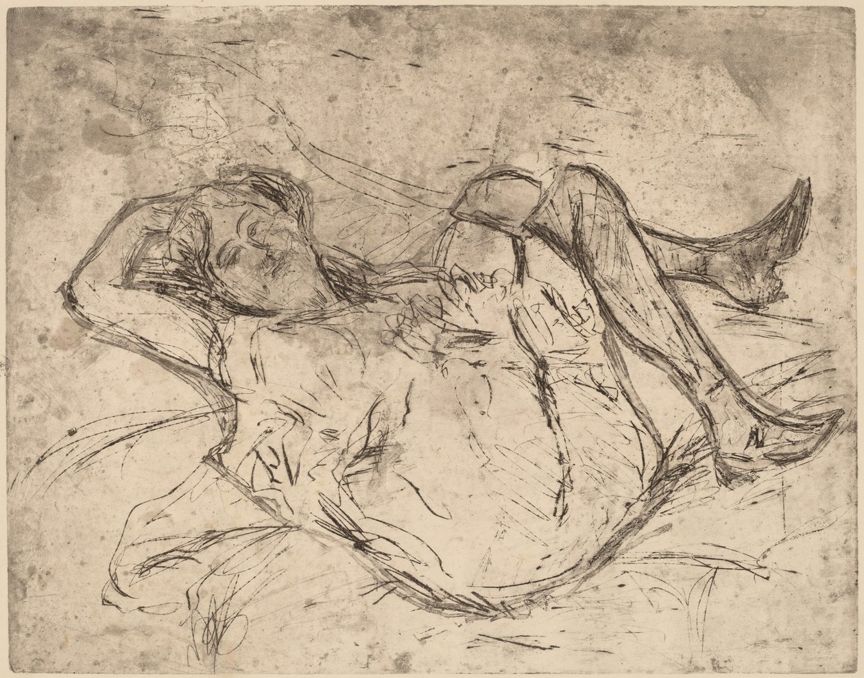 Rüyada Kız by Ernst Ludwig Kirchner